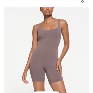 SKIMS Brown Sleeveless Jumpsuit